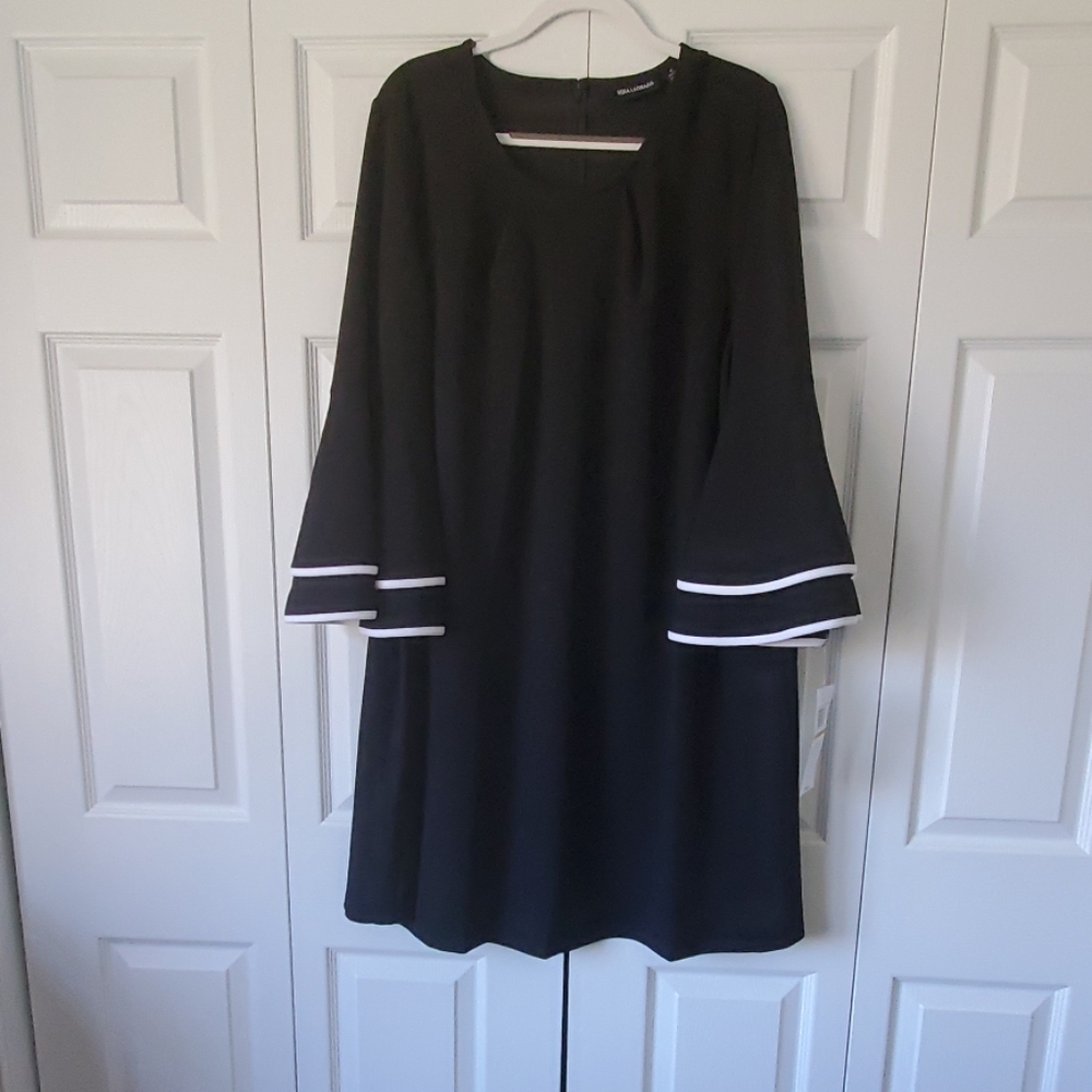 Plus Size Dress w/ Bell Sleeve
